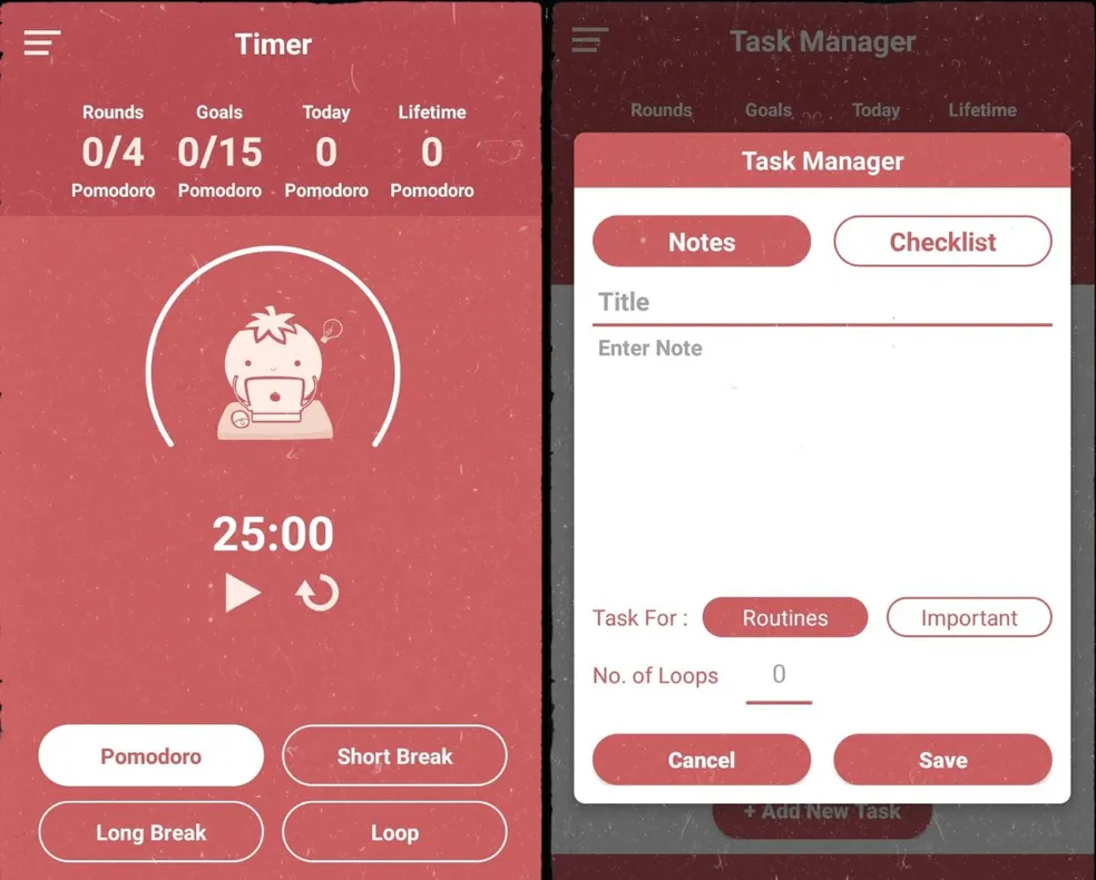 pomodoro temporizador